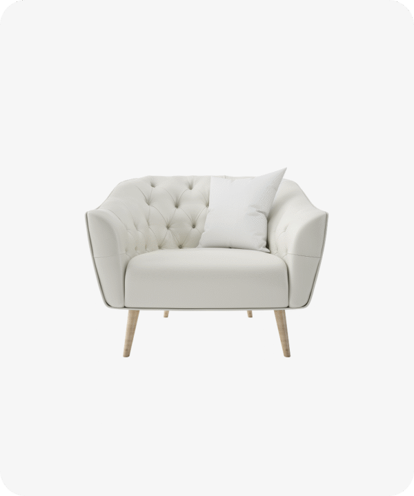 Tufted Elegance Armchair